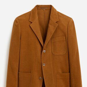 J.Crew Moleskin Blazer Tobacco Brown Sport Coat 40R
